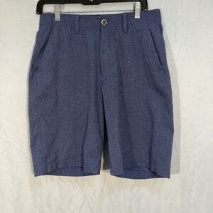 Under Armour Heat Gear Golf Shorts Men's Fits  30 Blue Performance Outdoor Flex